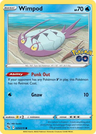 Wimpod 025/078 · Normal (Pokemon Go)