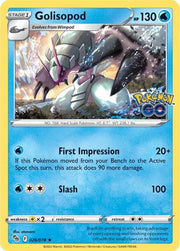 Golisopod 026/078 · Holofoil (Pokemon Go)