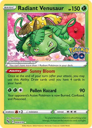 Radiant Venusaur 004/078 (Pokemon Go)