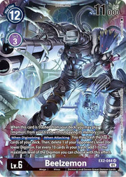 Beelzemon (Alternate Art) EX2-044 SR (Digital Hazard)