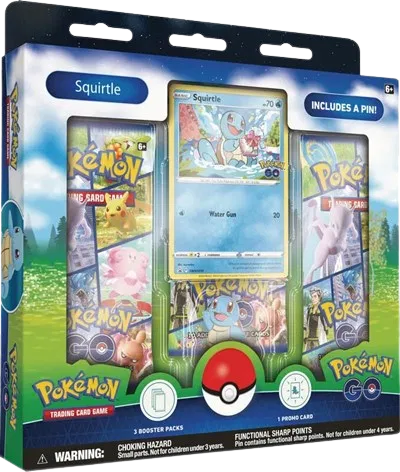 Pokemon GO Pin Collection [Squirtle] · Collection Box · Normal