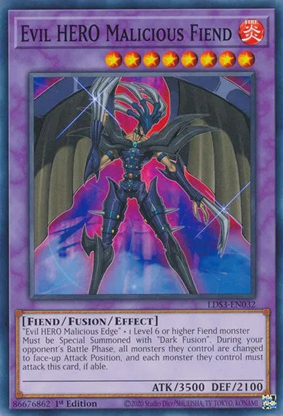 Evil HERO Malicious Fiend LDS3-EN032 (Legendary Duelists: Season 3)