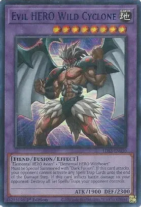 Evil HERO Wild Cyclone (Blue) LDS3-EN030 (Legendary Duelists: Season 3)