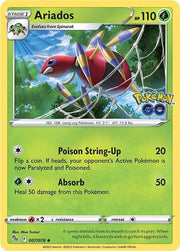 Ariados 007/078 · Reverse Holofoil (Pokemon Go)