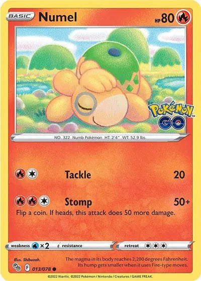 Numel 013/078 · Normal (Pokemon Go)