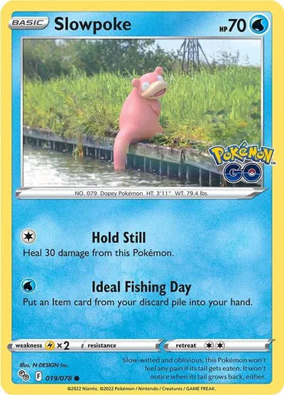 Slowpoke 019/078 Reverse Holo (Pokemon Go)