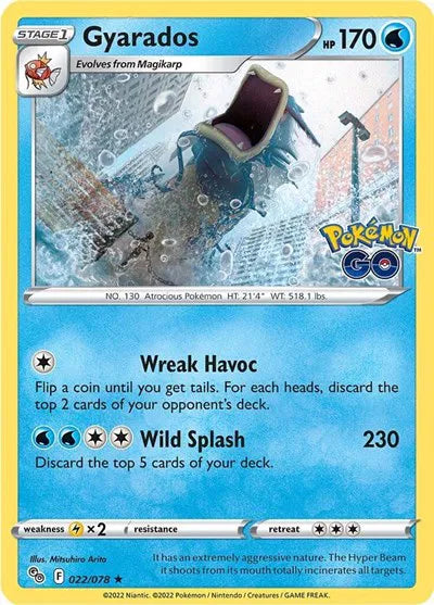 Gyarados 022/078 · Reverse Holofoil (Pokemon Go)