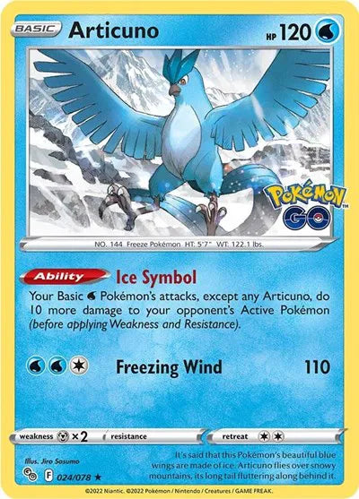 Articuno 024/078 · Holofoil (Pokemon Go)