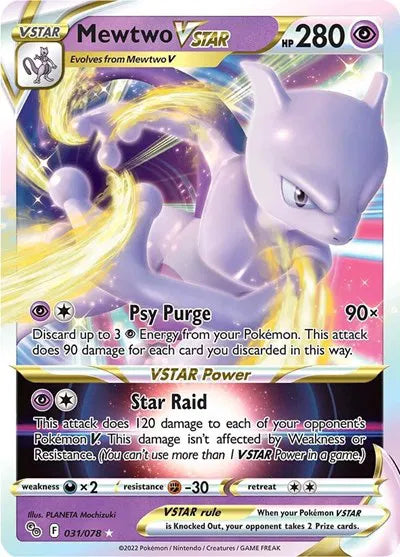 Mewtwo VSTAR 031/078 (Pokemon Go)