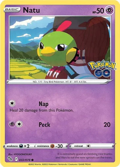 Natu 032/078 · Reverse Holofoil (Pokemon Go)