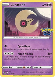 Lunatone 034/078 Reverse Holo (Pokemon Go)