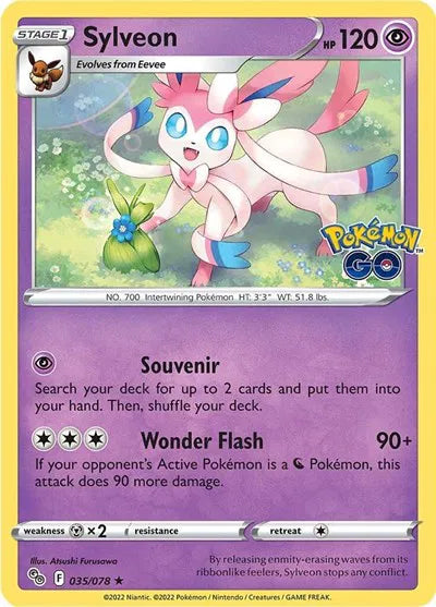 Sylveon 035/078 · Reverse Holofoil (Pokemon Go)