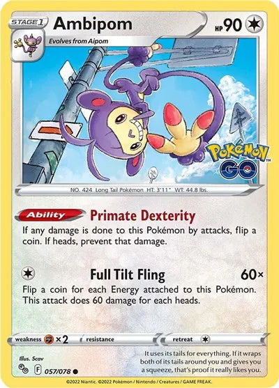 Ambipom 057/078 · Normal (Pokemon Go)