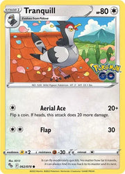 Tranquill 062/078 · Reverse Holofoil (Pokemon Go)