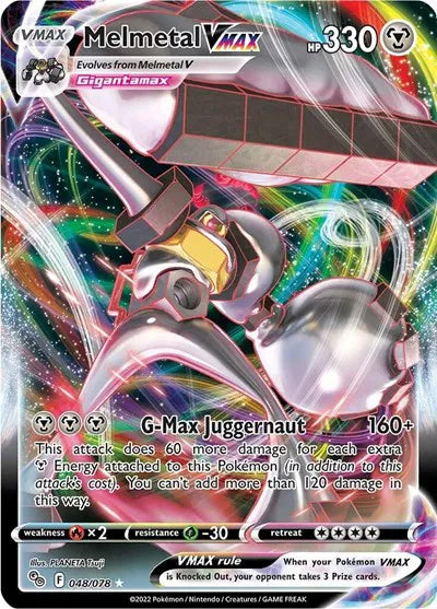 Melmetal VMAX Pokemon Go Ultra Rare 048/078