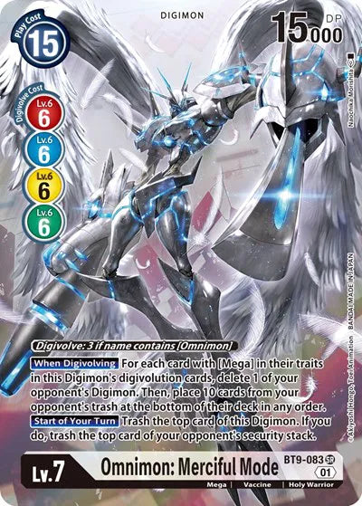 Omnimon: Merciful Mode (Alternate Art) BT9-083 SR (X Record)