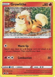 Growlithe McDonald's Promos 2022 Common 04/15