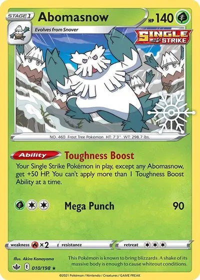 Abomasnow (Holiday Calendar) 010/198 (Miscellaneous Cards & Products)