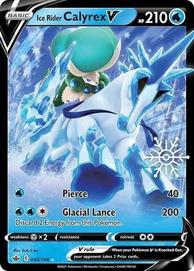 Ice Rider Calyrex V (Holiday Calendar) 045/198 (Miscellaneous Cards & Products)