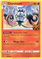 Chandelure 033/192 · Holofoil (Trick or Trade BOOster Bundle)