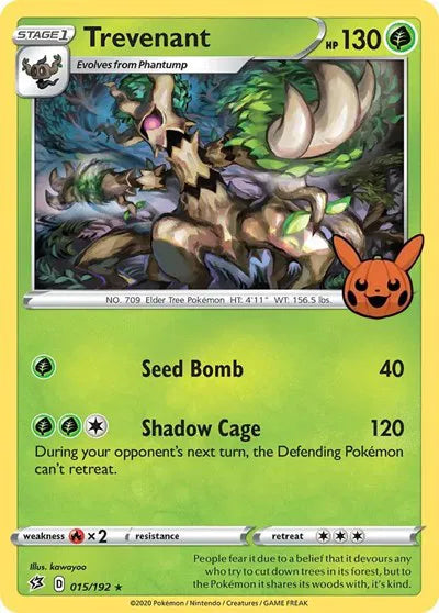 Trevenant 015/192 (Trick or Trade BOOster Bundle)