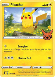 Pikachu 049/203 (Trick or Trade BOOster Bundle)