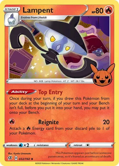 Lampent 032/192 · Normal (Trick or Trade BOOster Bundle)