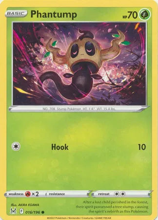 Phantump 016/196 · Normal (Lost Origin)