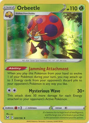 Orbeetle 020/196 · Holofoil (Lost Origin)