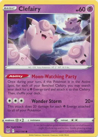 Clefairy 062/196 · Normal (Lost Origin)