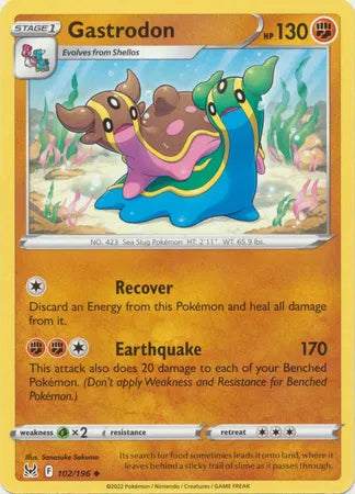 Gastrodon 102/196 · Normal (Lost Origin)