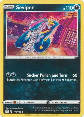 Seviper 116/196 · Normal (Lost Origin)