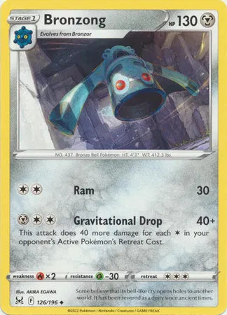 Bronzong 126/196 · Normal (Lost Origin)