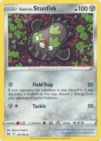 Galarian Stunfisk 127/196 (Lost Origin)