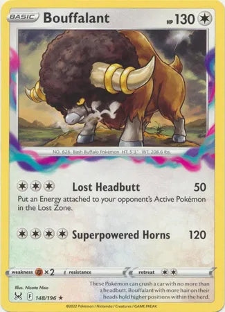 Bouffalant Lost Origin Rare • 148/196 Normal