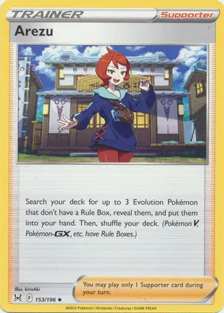 Arezu 153/196 · Normal (Lost Origin)