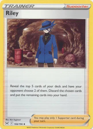 Riley 166/196 · Reverse Holofoil (Lost Origin)