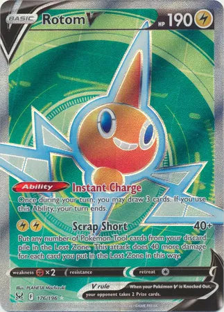 Rotom V (Full Art) Lost Origin Secret Rare 176/196