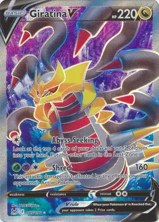 Giratina V (Full Art) 185/196 (Lost Origin)