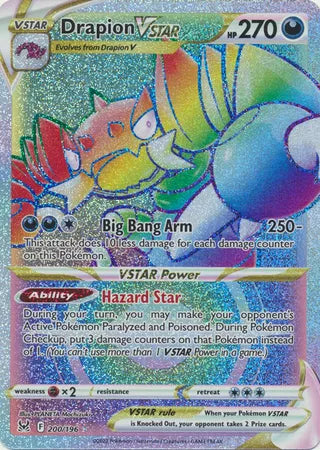 Drapion VSTAR (Secret) 200/196 · Holofoil (Lost Origin)