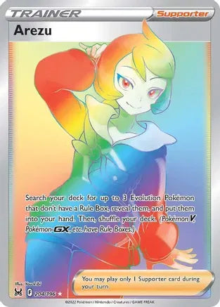 Arezu (Secret) Lost Origin Secret Rare 204/196