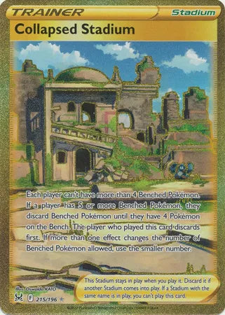 Collapsed Stadium (Secret) Lost Origin Secret Rare 215/196