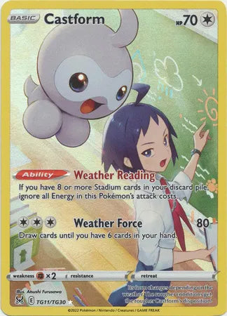 Castform TG11/TG30 (Lost Origin Trainer Gallery)