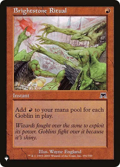 Brightstone Ritual 191 (The List)