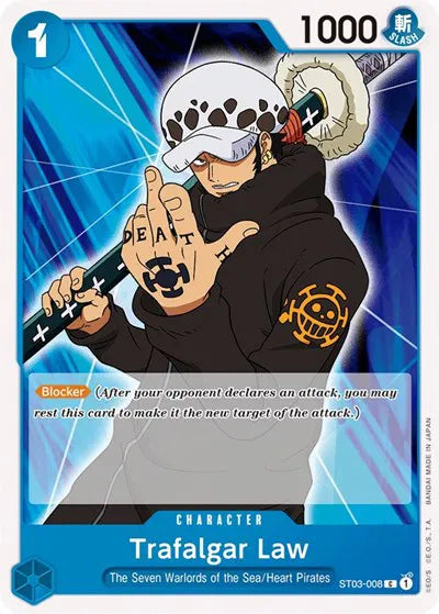 Trafalgar Law ST03-008 (Starter Deck 3: The Seven Warlords of The Sea)