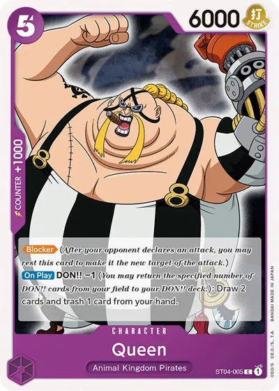 Queen ST04-005 (Starter Deck 4: Animal Kingdom Pirates)
