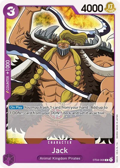 Jack ST04-008 (Starter Deck 4: Animal Kingdom Pirates)