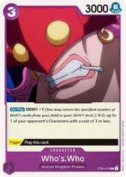Who's.Who ST04-010 (Starter Deck 4: Animal Kingdom Pirates)