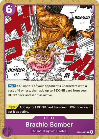 Brachio Bomber ST04-015 (Starter Deck 4: Animal Kingdom Pirates)