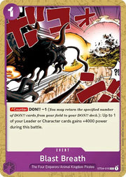Blast Breath ST04-016 (Starter Deck 4: Animal Kingdom Pirates)